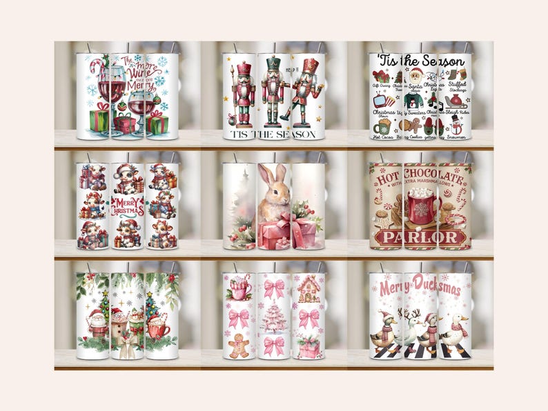 Gobelets en carton x10 - 27 cl - Noël Traditionnel - Art de la table