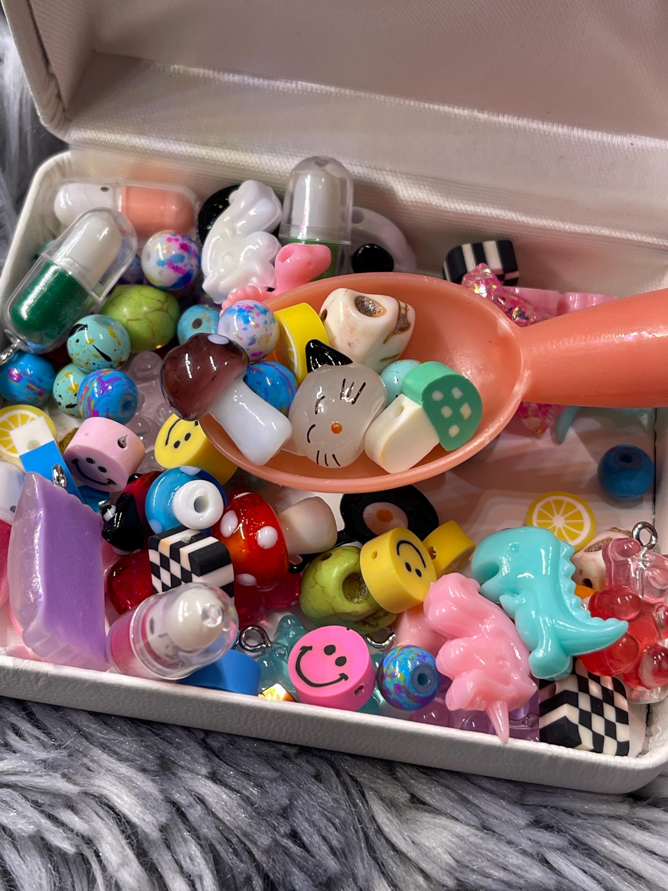 Kandi Bead Soup Scoop of 20 Surprise Charms for Bracelet & Necklace ...