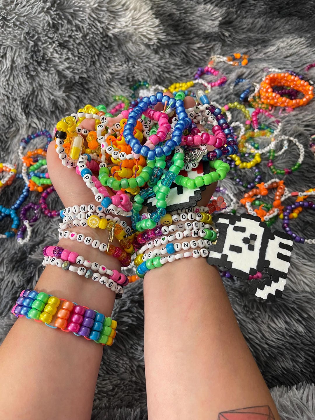 Bracelet poignet ou cheville feuilles tropicales : Deguise-toi, achat de Accessoires