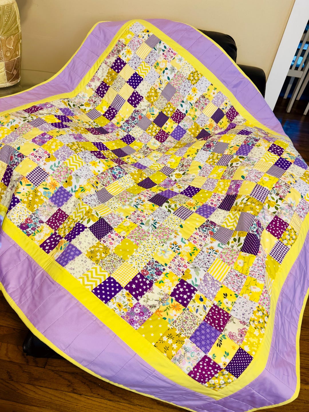 ハンドメイド 花柄 パッチワーク キルト 花柄パッチワークキルト - Etsy 日本