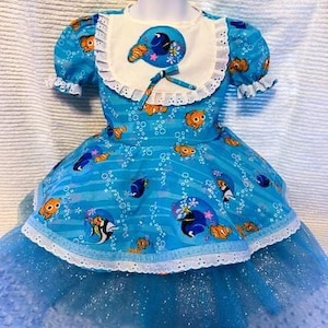 Dress Finding Nemo  SZ 3/4 Handmade Dress