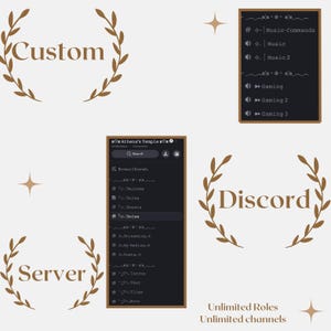 Fully Custom discord server | Twitch | YouTube |