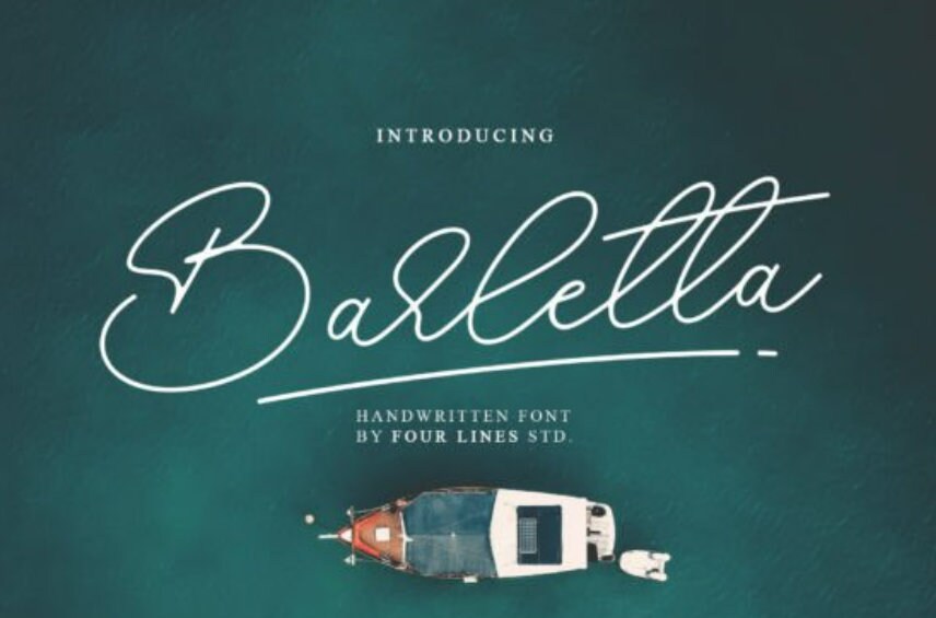 Barletta Font, Cricut Font, Bold Fonts, Casual Font, Modern Font, Calligraphy Fonts, Cursive Font, Handwritten Font, Monoline Font