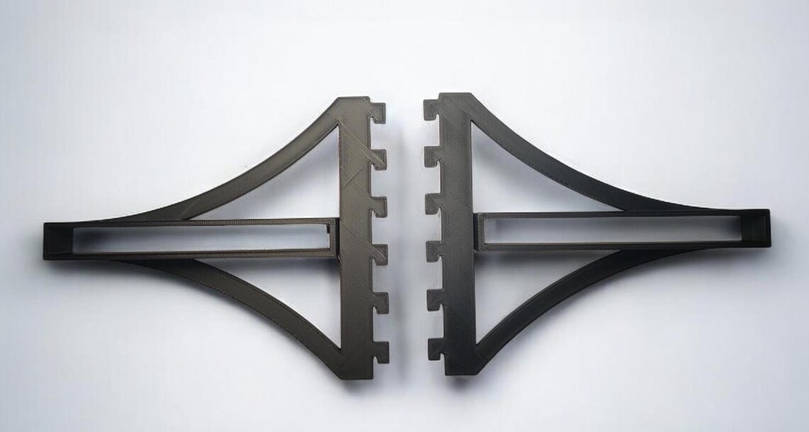 Shelf Brackets for Haworth COMPOSE Cubicle Walls, 6