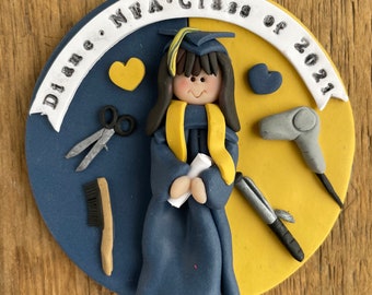 1 Person Graduate clay Graduation Ornament gift