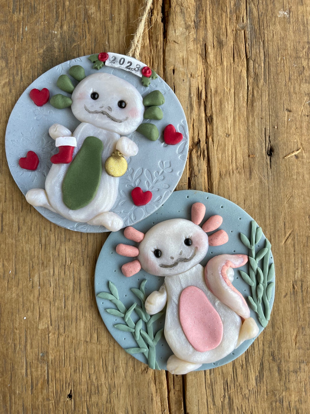 Axolotl Ornament Etsy