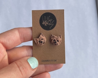 Yorkie Yorkshire terrier earrings