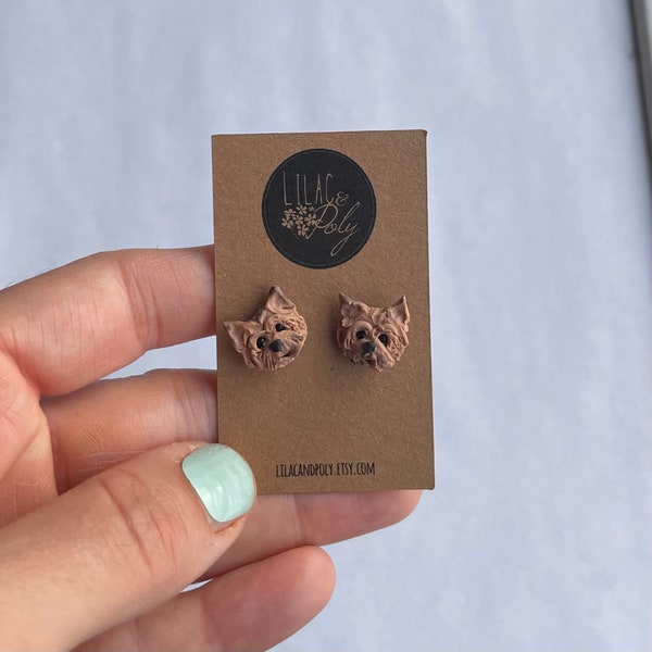 Yorkie Yorkshire terrier earrings