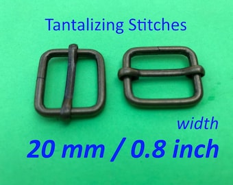 Wire-Formed Slides - 3/4 inch / 19 mm (available in antique brass and nickel finish) - 5, 15, 30, 100, 230, or 600 pieces