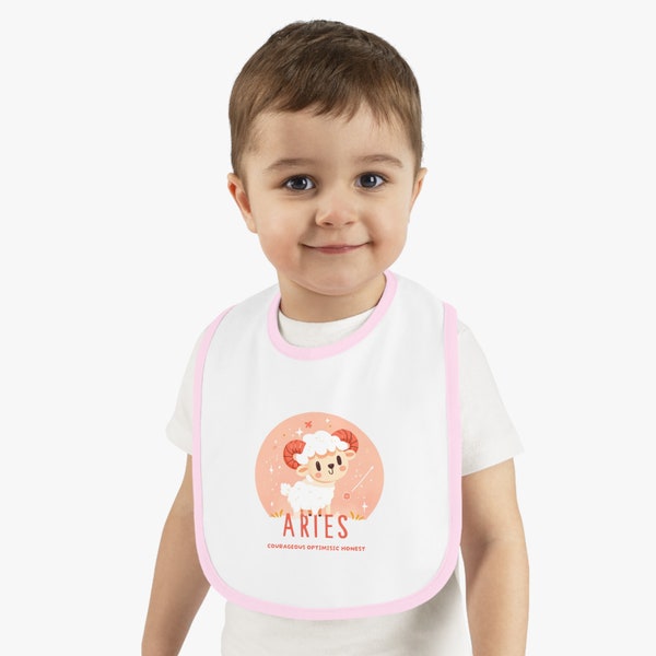 Aries - Baby Bib for Courage into Mealtime!