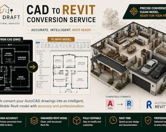 CAD-zu-Revit-Konvertierung | DWG zu Revit | Architekturmodellierung mit Revit | Revit-Zeichenservice