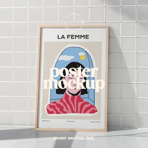 Artwork Frame Mockup, Poster Mockup, Picture Frame Mockup, Minimalist Poster Mockup, Neutral Frame Mockup, The Poster Club, ISO DIN, DIN A2