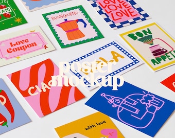 Mehrere Poster Mockup für Kunstdruck & Karte (PSD, JPG)