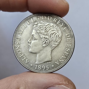 Puerto Rico 1 Peso Silver Coins - Etsy