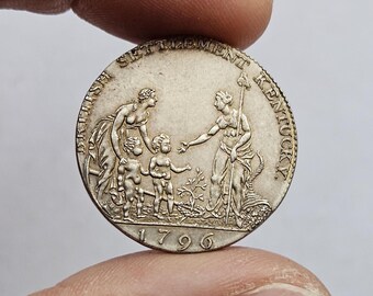 1796 Us America British Settlement Historical Token Middleton Kentucky / Restrike