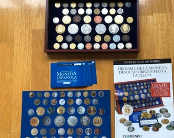 Spanish Coins 50 Lot - Collectible - World Coins - For Gift - Collector Coin Collecting - Gift For Him - Collectibles - Gifted Coins - Gifts
