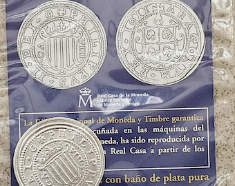 For Collectors Spanish Collectible Coin 8 Reales 1611 Philip III Zaragoza With Information Sheet