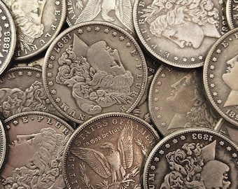 1879年米国モルガン・ダラー様式レプリカコイン：両面ホーボーニッケル