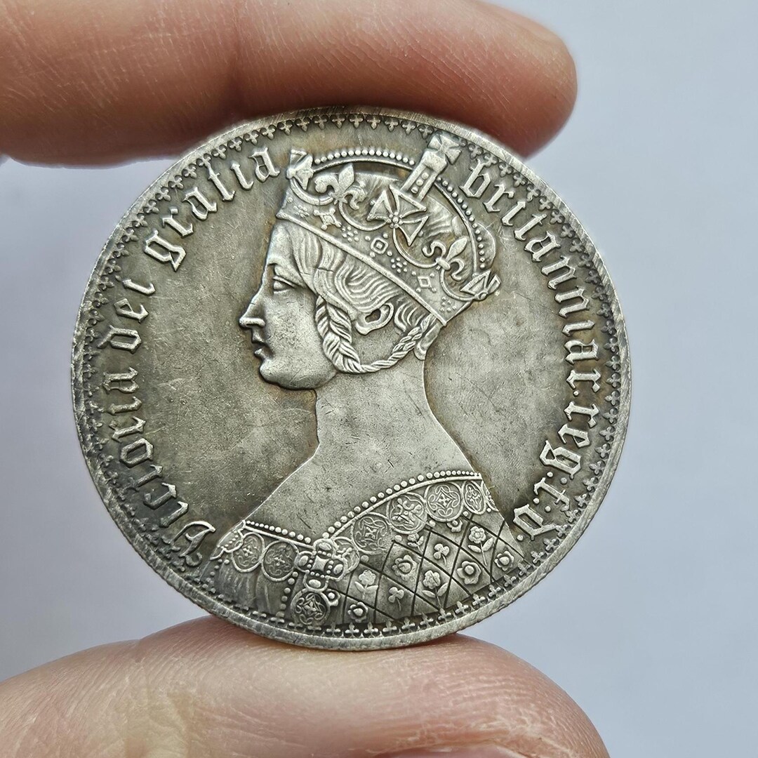 Crown British Coin Queen Victoria Gothic Uk Coins Rare / Restrike - Etsy