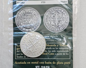 メキシコペソ硬貨、1メキシコペソ、メキシコ合衆国硬貨、銀メッキ