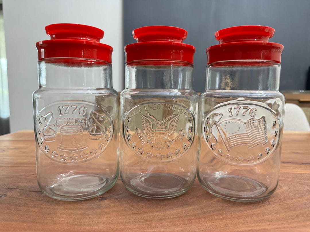 Vintage 1976 Anchor Hocking/ Maxwell House Bicentennial/ Election ...