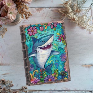 Papiers du journal Sea Life, Créatures marines fantaisistes, Papier numérique coloré, Pages de scrapbooking Dauphins, Créations en papier Hippocampes, Journal Requin