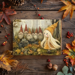 Fairytale Dreams Junk Journal, plakboek fabel, mythisch collageblad, kortstondige volksverhalen, decoupage fantasiefictie, verhalenboekpagina