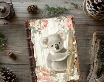 Diario australiano, Álbum de recortes de kookaburra, Papel rústico de canguro, Manualidades de zarigüeya, Efímeras de koalas, Collage de cacatúas, Decoupage de wombat