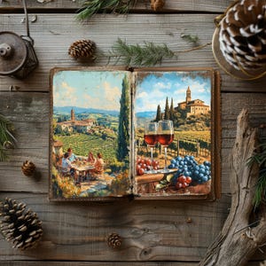 Italy Junk Journal Kit, Venice Rustic Journal, Florence Scrapbook Papers, Paper Craft, Travel Ephemera,  Italian Decoupage, Rome Collage