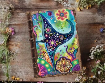 Sea Life Junk Journal Papiere, Walfisch Journal Papier, wunderliche Meereskreaturen, buntes digitales Papier, Delphin Scrapbook Seiten, Clownfisch Papierhandwerk
