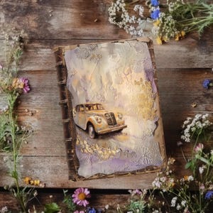 Pagine di diario di nozze, pagine di album di lavanda, carta da stampare, diario rustico, effimeri di matrimonio, immagini digitali della cerimonia