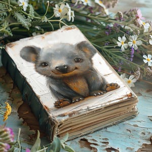 Australia Junk Journal, carte per album di ritagli con animali stravaganti, diario rustico Kookaburra, carta artigianale Possum, effimeri Echidna, collage di Wombat