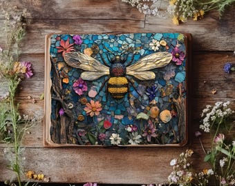 Diario imprimible con abejitas, papeles para álbumes de recortes en colores pastel, diario rústico, manualidades de papel con motivos florales, hojas de collage con abejorros, efímeras de abejas y flores
