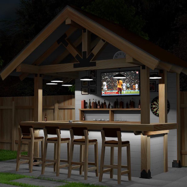 Backyard Design Bar – DIY Patio Furniture Plans for the Ultimate Outdoor Space!