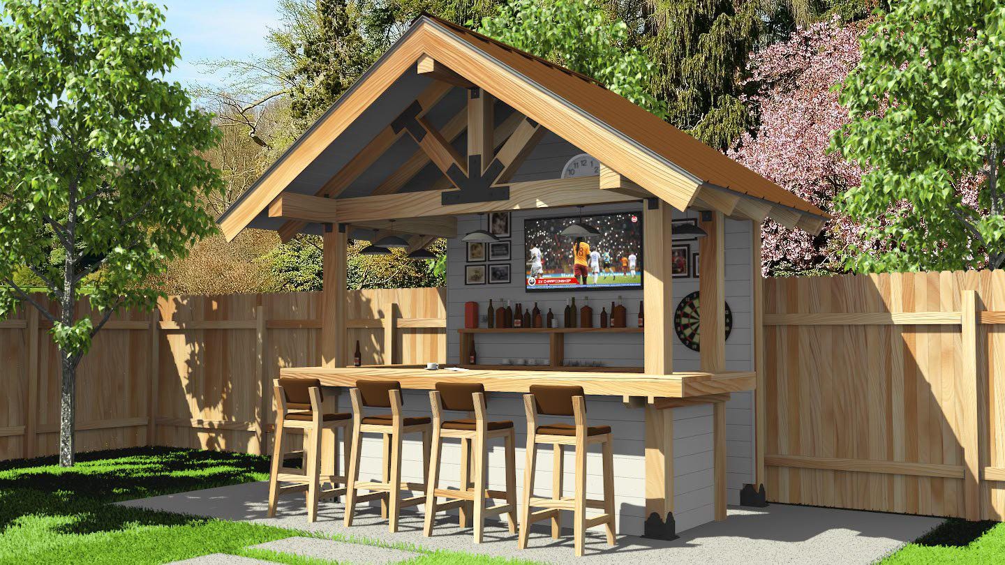 Backyard Design Coffee Bar – DIY Patio Furniture Plans for the Perfect Outdoor Space!