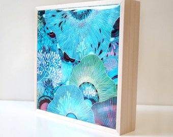 Thrive - Resin-Coated Print on Wood Panel