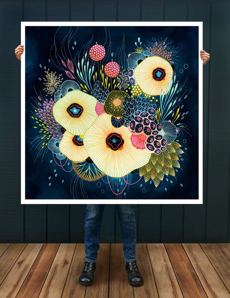 Art Print Vital Abstract Painting Giclee Print image 2