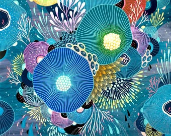 Sashay - Fine Art Print - Archival Art Print of my Original Abstract Painting done with acrylics - Wall Decor - Blue