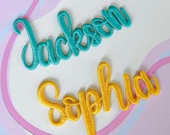 Custom Embroidered Name Patch | Custom 3D Puff Text Patch for Clothing & Gear