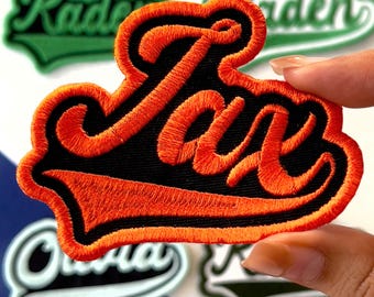 Embroidered Name Patch, Personalized Patch for Uniform and Workwear