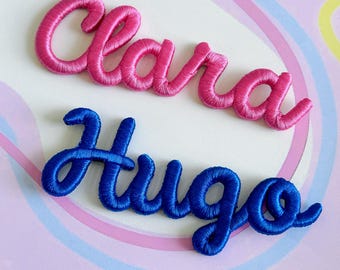 Custom Name Patch | Personalized 3D Puff Embroidered Patch for Backpack Hat Jacket