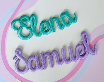 Custom Name Patch | Personalized 3D Puff Embroidered Patch for Backpack Hat Jacket