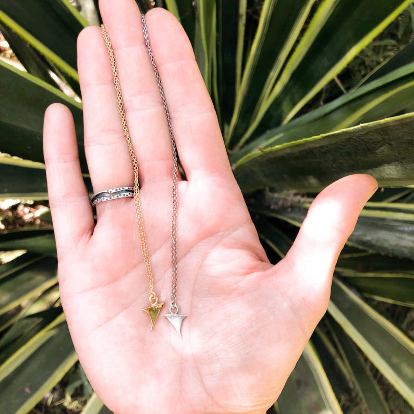 Gold Thorn Necklace Rose Thorn Necklace Thorn Jewelry Etsy