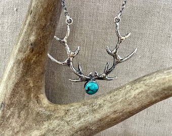 Winter Solstice Necklace | Antler Necklace | Deer Goddess Necklace | Forest Magic