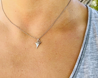 Rose Thorn Necklace | Thorn Jewelry | Silver Thorn Pendant | Silver Spike Necklace