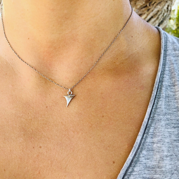 Rose Thorn Necklace | Thorn Jewelry | Silver Thorn Pendant | Silver Spike Necklace