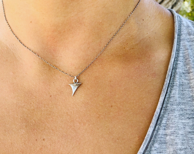 Rose Thorn Necklace | Thorn Jewelry | Silver Thorn Pendant | Silver Spike Necklace