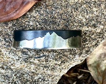 Sierra Cuff | the mountains are calling | Mountain Bracelet | Mountain jewelry | Gifts for Hikers