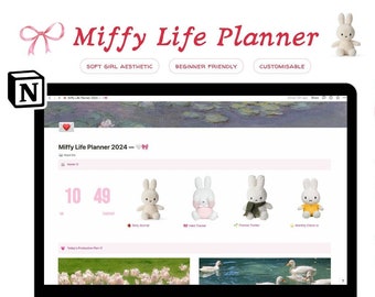 Miffy Life Planner - Notion Template