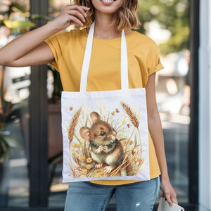 Mouse Cross Stitch Pattern Instant PDF Download - Field Mouse Watercolor Cross Stitch Hand Embroidery Rat- Rodent Pattern